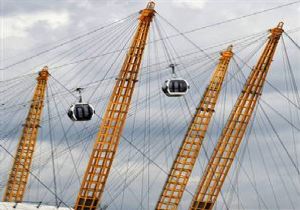 Londra teleferikle tant